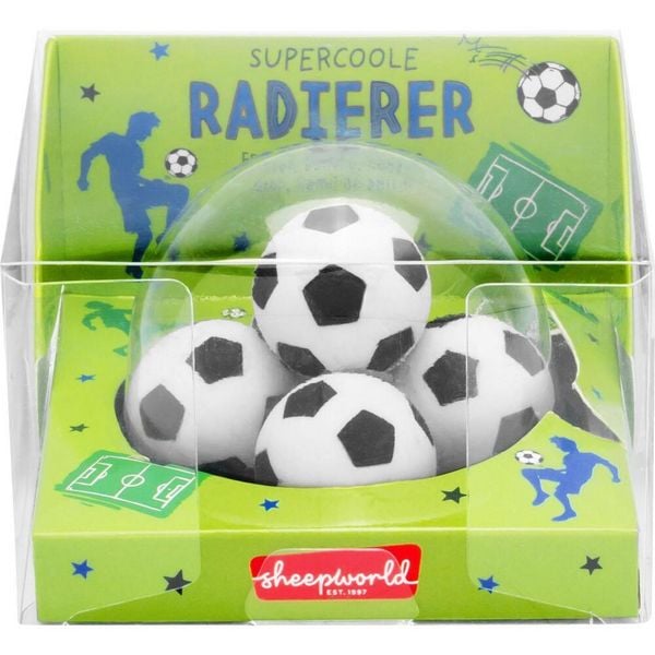 Produktbild: Radierer-Set Motiv "Fu&szlig;ball"