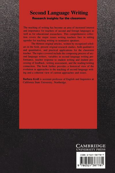 Produktbild: Second Language Writing