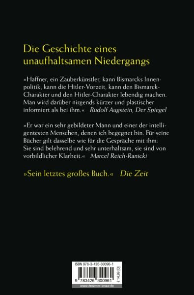 Produktbild: Von Bismarck zu Hitler