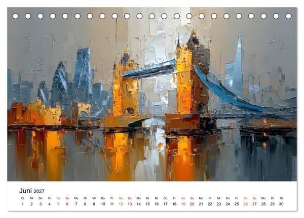 Produktbild: Europa Eleganz - Premium Edition (Tischkalender 2027 DIN A5 quer), CALVENDO Monatskalender
