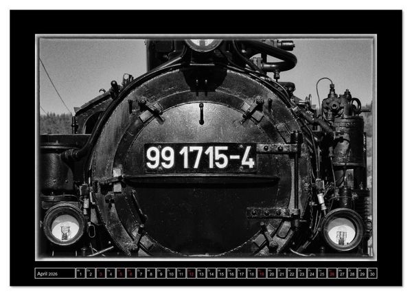 Produktbild: Die Pre&szlig;nitztalbahn (Tischkalender 2026 DIN A5 quer), CALVENDO Monatskalender