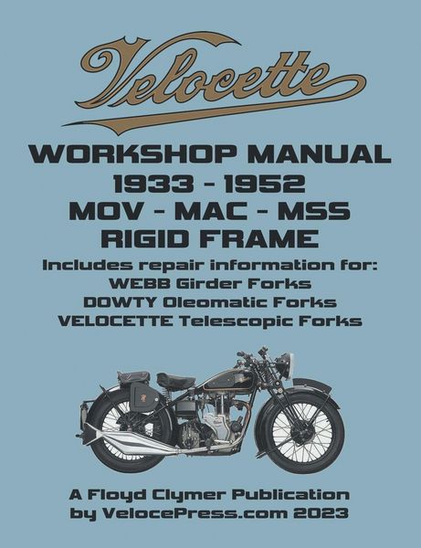 Produktbild: Velocette - Mov - Mac - Mss 1933-1952 Rigid Frame Workshop Manual & Illustrated Parts Manual