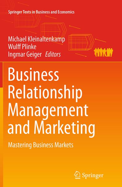 Produktbild: Business Relationship Management and Marketing
