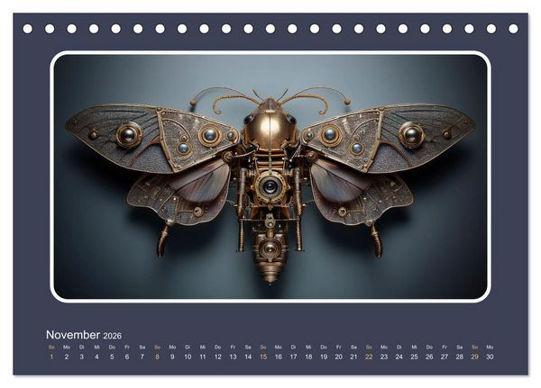 Produktbild: Roboterinsekten (Tischkalender 2026 DIN A5 quer), CALVENDO Monatskalender