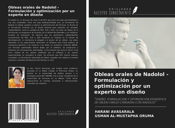 Produktbild: Obleas orales de Nadolol - Formulaci&oacute;n y optimizaci&oacute;n por un experto en dise&ntilde;o