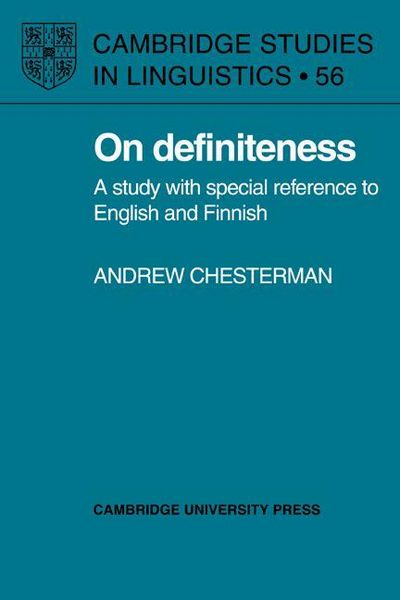 Produktbild: On Definiteness