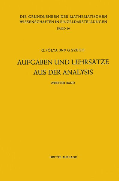 Produktbild: Aufgaben und Lehrs&auml;tze aus der Analysis