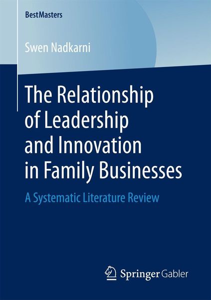 Produktbild: The Relationship of Leadership and Innovation in Family Businesses