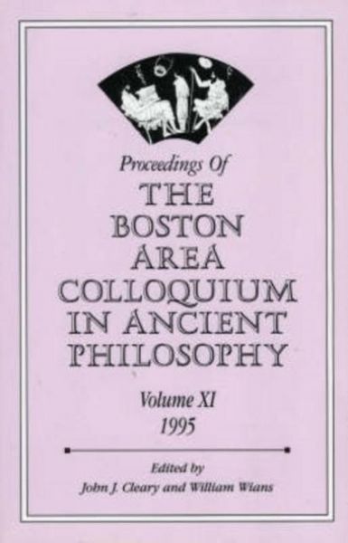 Produktbild: Proceedings of the Boston Area Colloquium in Ancient Philosophy