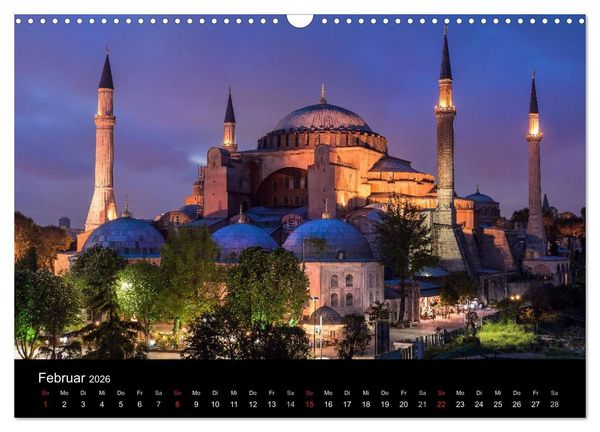 Produktbild: Istanbul - Stadt am Bosporus (Wandkalender 2026 DIN A3 quer), CALVENDO Monatskalender