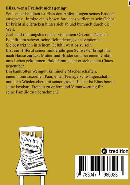 Produktbild: Elias - wenn Freiheit nicht gen&uuml;gt
