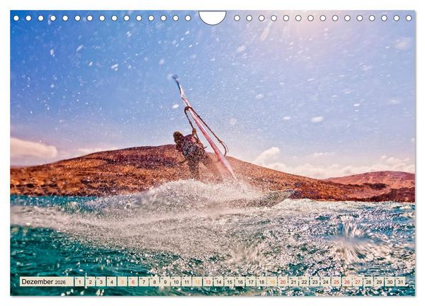 Produktbild: Windsurfing - extrem cool (Wandkalender 2026 DIN A4 quer), CALVENDO Monatskalender