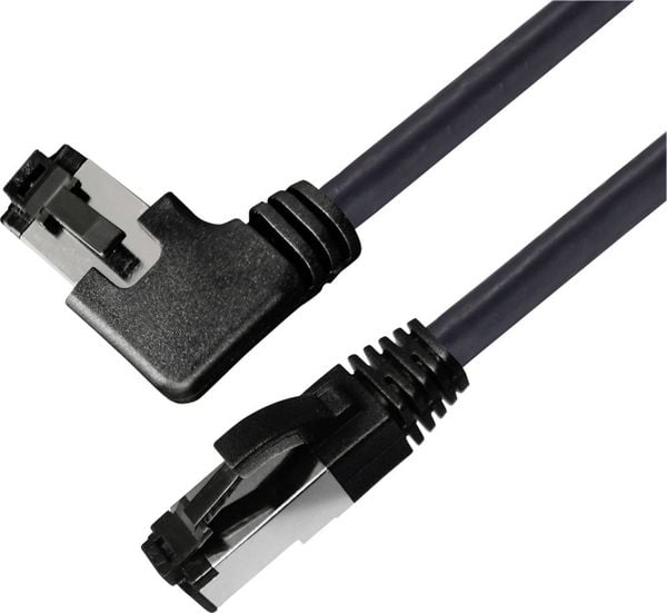 Produktbild: BKL Electronic 144032 RJ45 Patchkabel CAT 8.1 S/FTP 3m Schwarz Halogenfrei 1St.
