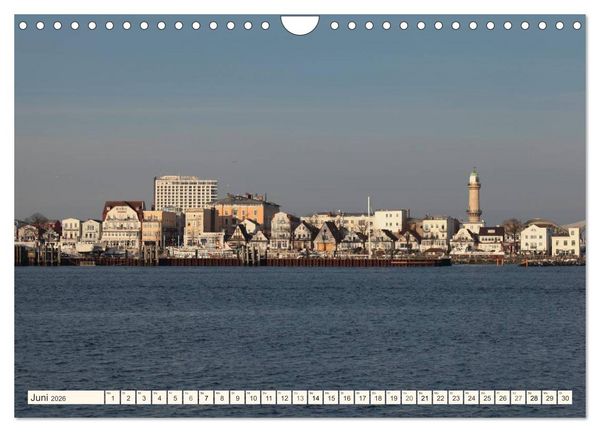 Produktbild: Seebad Warnem&uuml;nde (Wandkalender 2026 DIN A4 quer), CALVENDO Monatskalender