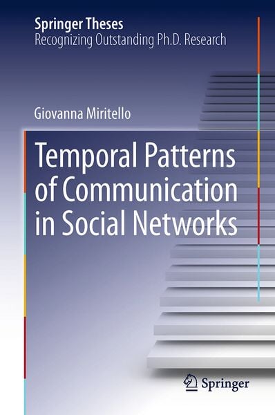 Produktbild: Temporal Patterns of Communication in Social Networks