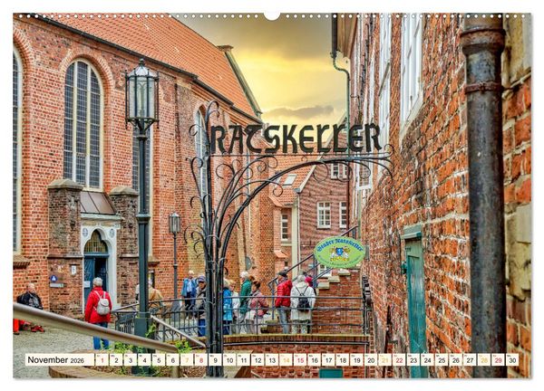 Produktbild: Reise durch Deutschland - Hansestadt Stade (Wandkalender 2026 DIN A2 quer), CALVENDO Monatskalender