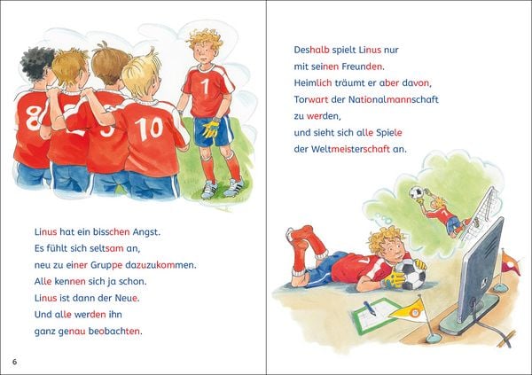 Produktbild: Lesel&ouml;wen Lesetraining 2. Klasse - Fu&szlig;ballgeschichten