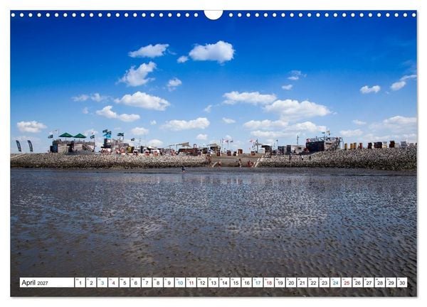 Produktbild: Die deutsche Nordseek&uuml;ste (Wandkalender 2027 DIN A3 quer), CALVENDO Monatskalender