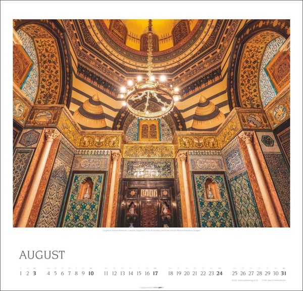 'Welt der Museen Kalender 2025' 'Panoramakalender