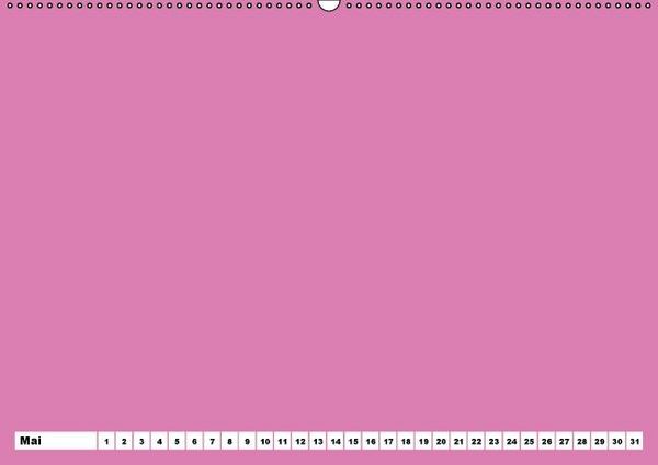 Produktbild: Bunter Bastelkalender f&uuml;r M&auml;dchen (Wandkalender immerw&auml;hrend DIN A2 quer)