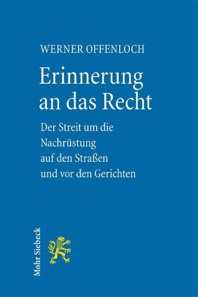 Produktbild: Erinnerung an das Recht