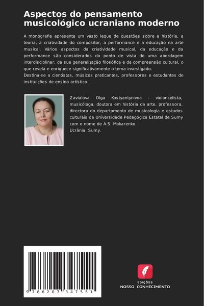 Produktbild: Aspectos do pensamento musicol&oacute;gico ucraniano moderno