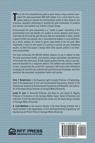 Produktbild: Environmental Life Cycle Assessment of Goods and Services