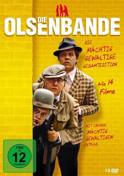 Produktbild: Die (m&auml;chtig gewaltige) Olsenbande Gesamtedition - mit ebenso m&auml;chtig gewaltigen Extras [15 DVDs]