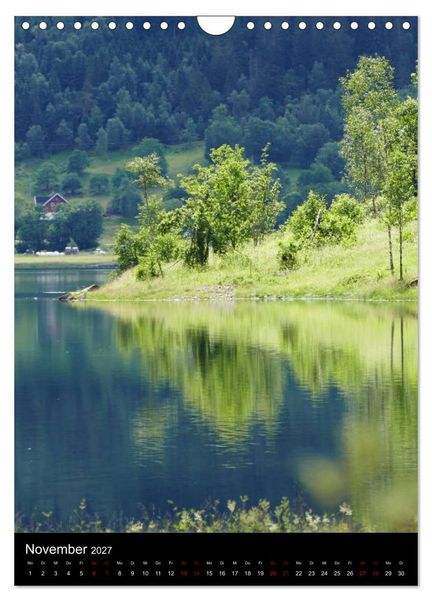 Produktbild: Hei - Willkommen im Fjordland (Wandkalender 2027 DIN A4 hoch), CALVENDO Monatskalender