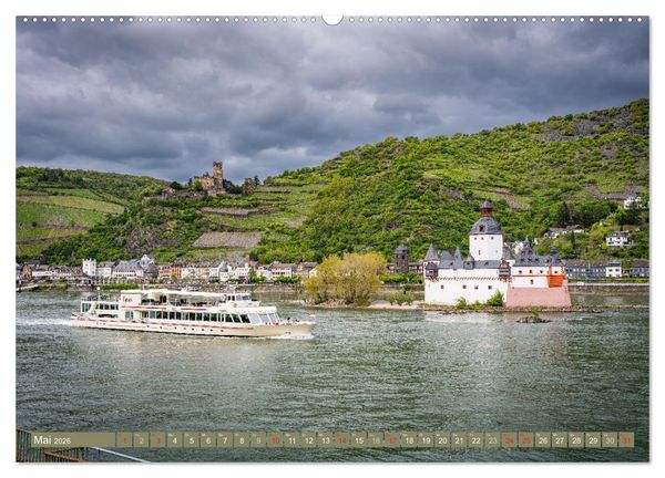 Produktbild: Burgen in Rheinland-Pfalz (hochwertiger Premium Wandkalender 2026 DIN A2 quer), Kunstdruck in Hochglanz