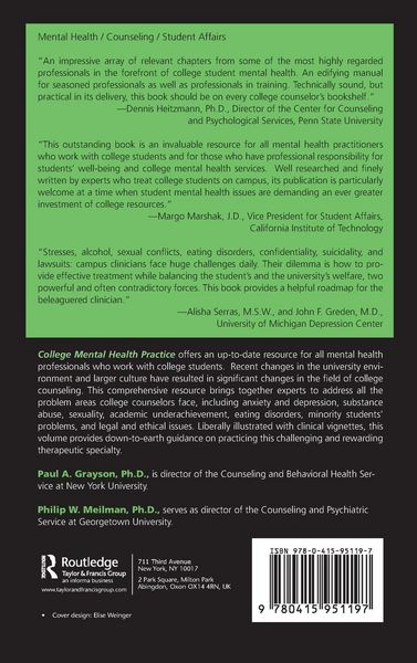 Produktbild: College Mental Health Practice