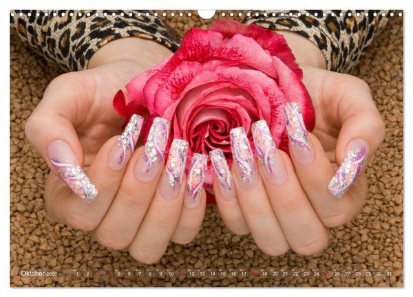 Produktbild: Verg&auml;ngliche Kunst - Nailart Episode 2 (Wandkalender 2026 DIN A3 quer), CALVENDO Monatskalender