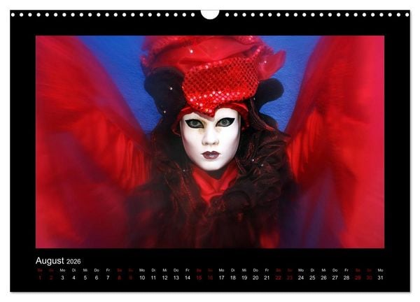 Produktbild: Venezianischer Karneval (Wandkalender 2026 DIN A3 quer), CALVENDO Monatskalender