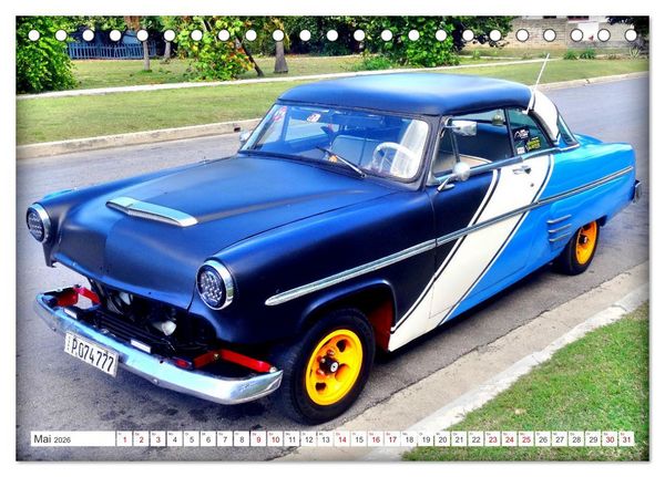 Produktbild: Amerikanische Kleinwagen - Oldtimer (Tischkalender 2026 DIN A5 quer), CALVENDO Monatskalender