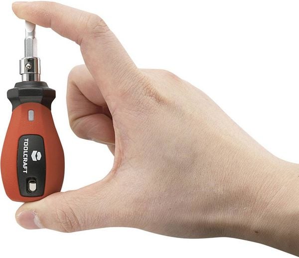 Produktbild: TOOLCRAFT Werkstatt 8 in 1 Schraubendreher mit Wendebit