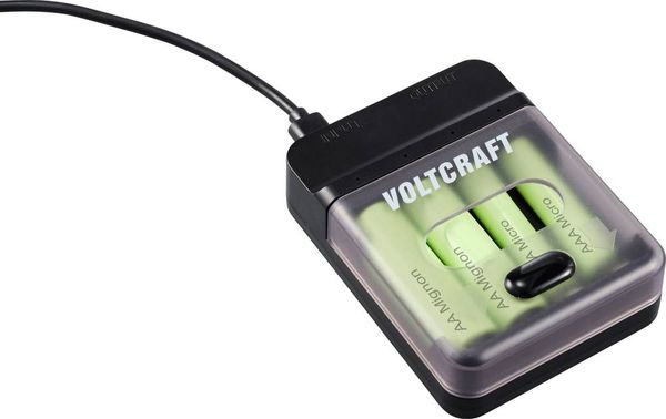 Produktbild: VOLTCRAFT VC-BC4-PB1 2in1 Ladeger&auml;t & Powerbank