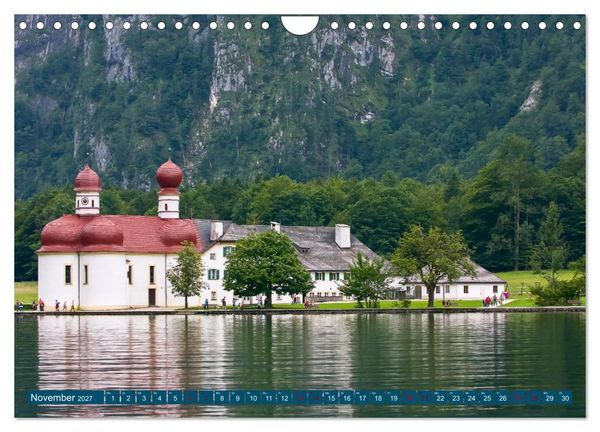 Produktbild: Bayern - Sehensw&uuml;rdigkeiten vom Allg&auml;u bis zum K&ouml;nigssee (Wandkalender 2027 DIN A4 quer), CALVENDO Monatskalender