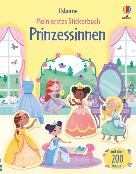 Mein erstes Stickerbuch: Prinzessinnen, Taschenbuch von Caroline Young, Usborne, 9781789415414