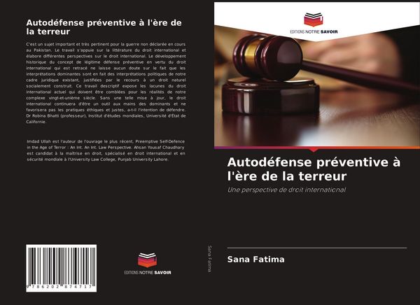 Produktbild: Autod&eacute;fense pr&eacute;ventive &agrave; l'&egrave;re de la terreur
