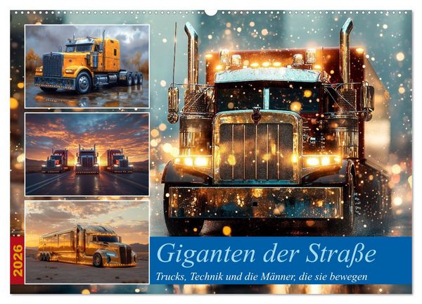 Giganten der Straße (Wandkalender 2026 DIN A2 quer), CALVENDO Monatskalender