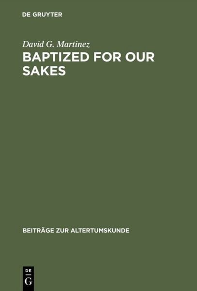 Produktbild: Baptized for Our Sakes