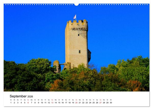 Produktbild: Deutschlands Burgen - besondere Burgen und sch&ouml;ne Schl&ouml;sser (Wandkalender 2026 DIN A2 quer), CALVENDO Monatskalender