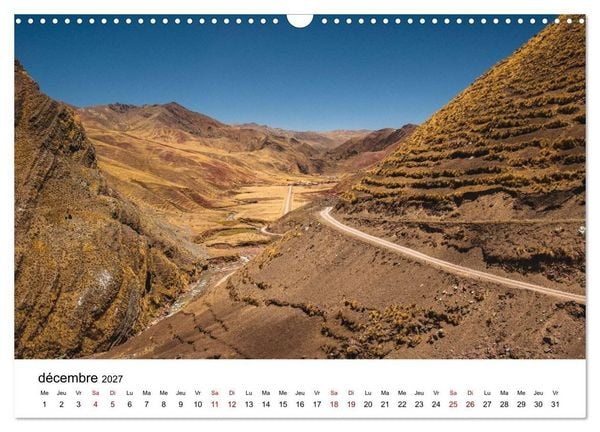 Produktbild: P&eacute;rou Les couleurs de la nature (Calendrier mural 2027 DIN A3 vertical), CALVENDO calendrier mensuel