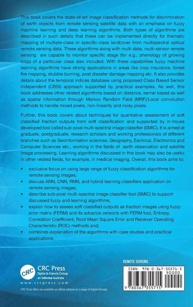 Produktbild: Fuzzy Machine Learning Algorithms for Remote Sensing Image Classification