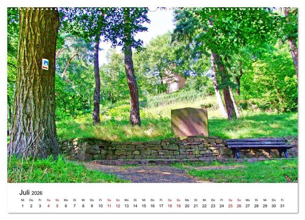 Produktbild: Heidelberg - Heiligenberg und Philosophenweg (Wandkalender 2026 DIN A2 quer), CALVENDO Monatskalender