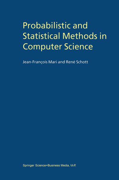 Produktbild: Probabilistic and Statistical Methods in Computer Science