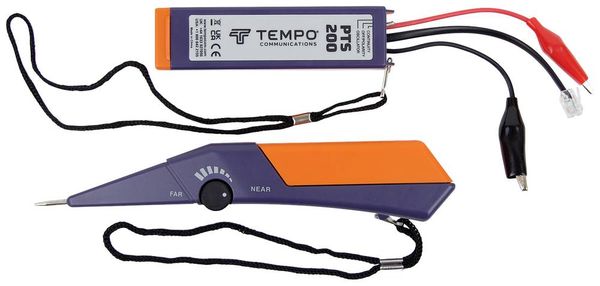 Tempo Communications PTS100/200 Leitungssucher Durchgang, Identifikation, Polarität