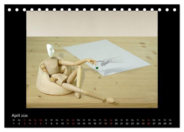 Produktbild: optische T&auml;uschungen 2026 (Tischkalender 2026 DIN A5 quer), CALVENDO Monatskalender