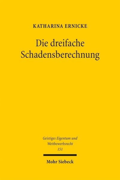 Produktbild: Die dreifache Schadensberechnung
