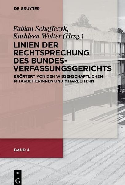 Produktbild: Linien der Rechtsprechung des Bundesverfassungs&shy;gerichts
